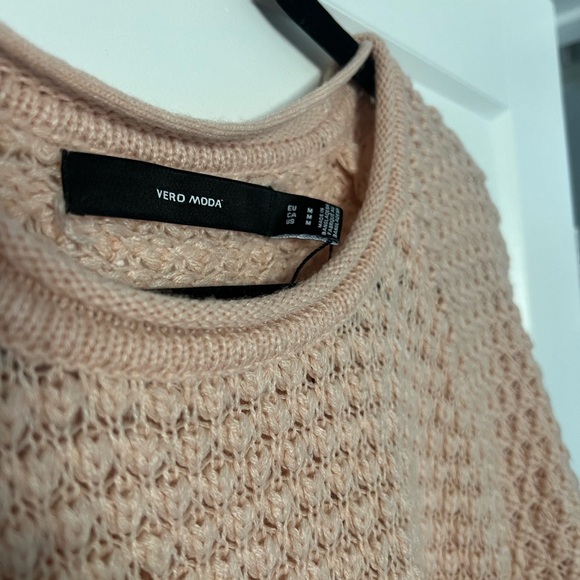 Sweater Vero Moda - Rose Dusty - Soft pullover crew scoop neck pink - Size M - Picture 3 of 4